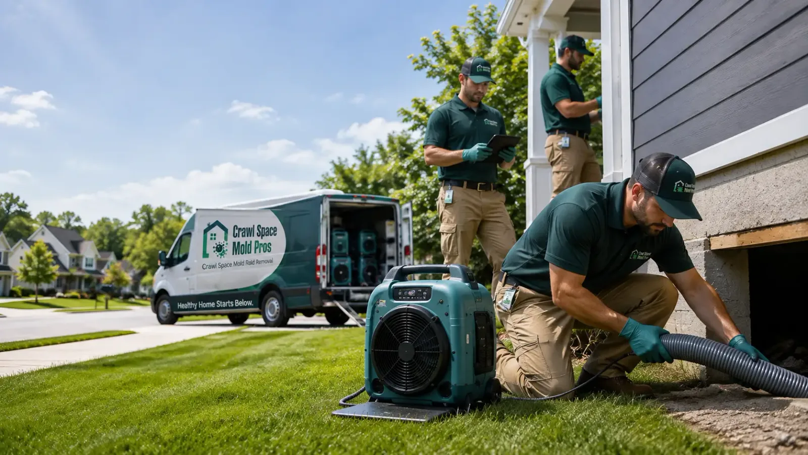 Crawl Space Mold Removal in Emmett, KS